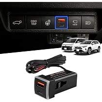 Amazon.co.jp: GIMUYA トヨタ Dタイプ usbポート 増設電源ユニット qc3